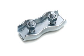 Staaldraadklem duplex 02 mm verzinkt                                        