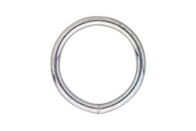 Gelaste ring 045 08 mm RVS AISI 316                                         