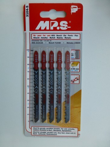 Set decoupeerzaagbladen 3104 T-schacht (hout)